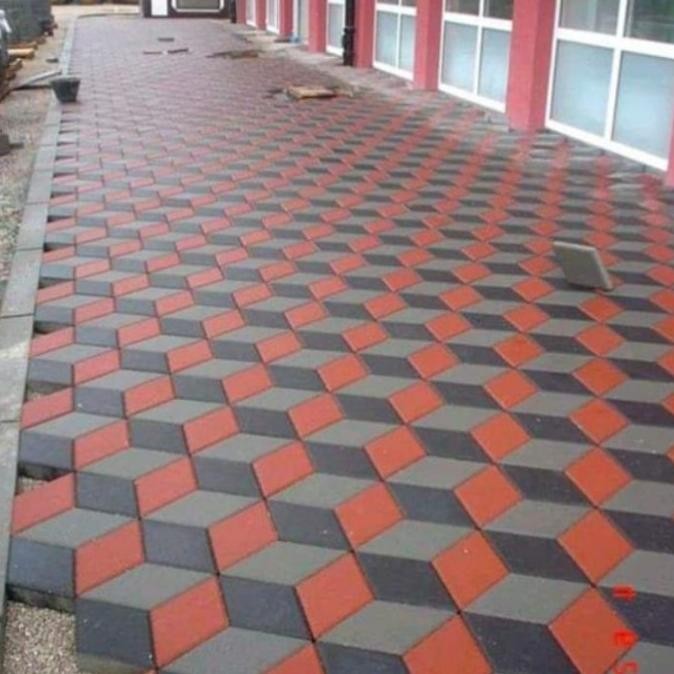 paving blok 3D minimalis CDS