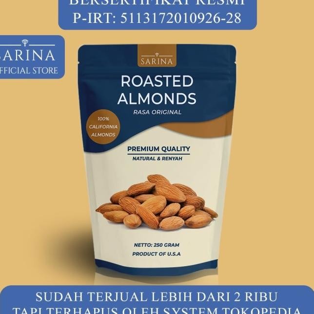 

Almond Roasted / Kacang Almond Panggang - 500Gram