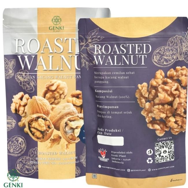 

Roasted Walnut / Kacang Walnut Panggang - 250 G