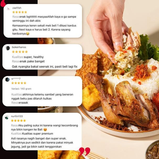 

Smoked Sambal Bawang 3In1 Kecombrang Pedas Gledek Hijau