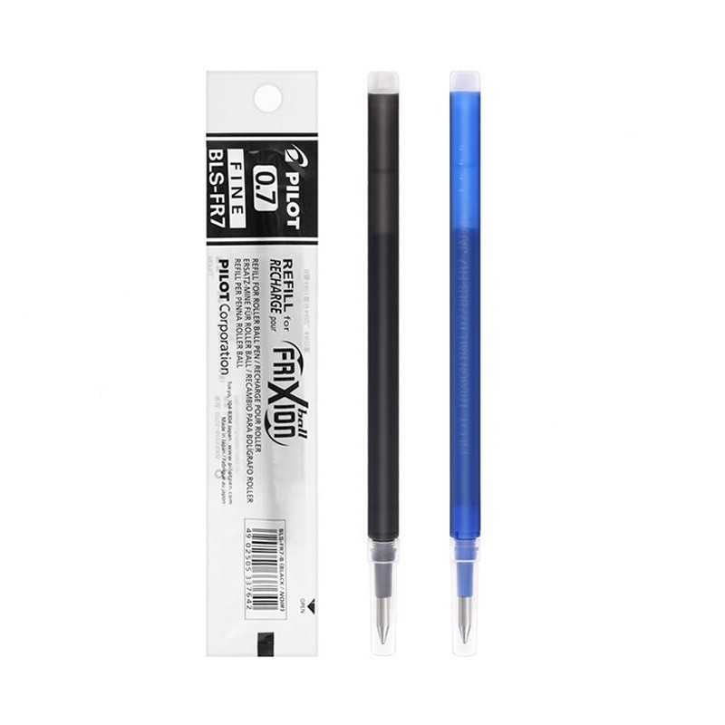 PILOT - Refill Isi Pulpen Frixion Clicker Warna Hitam dan Biru 0.5 dan 0.7 / tinta refill pulpen fri