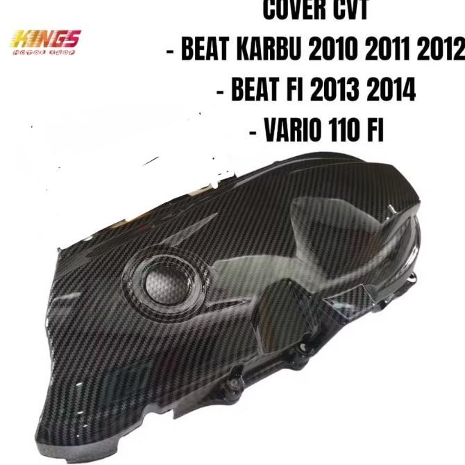 Cover Tutup Cvt Carbon Beat Old Beat Lama Beat Fi 2012 2013 2014 Original