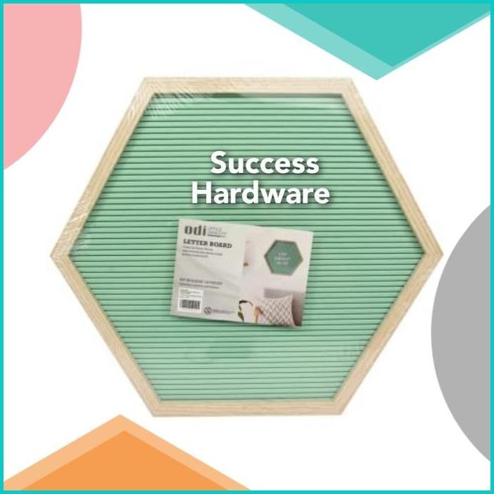 

ODI PAPAN BULETIN HEXAGON - HIJAU/LETTER BOARD HEXAGON GREEN 140BZ4 s