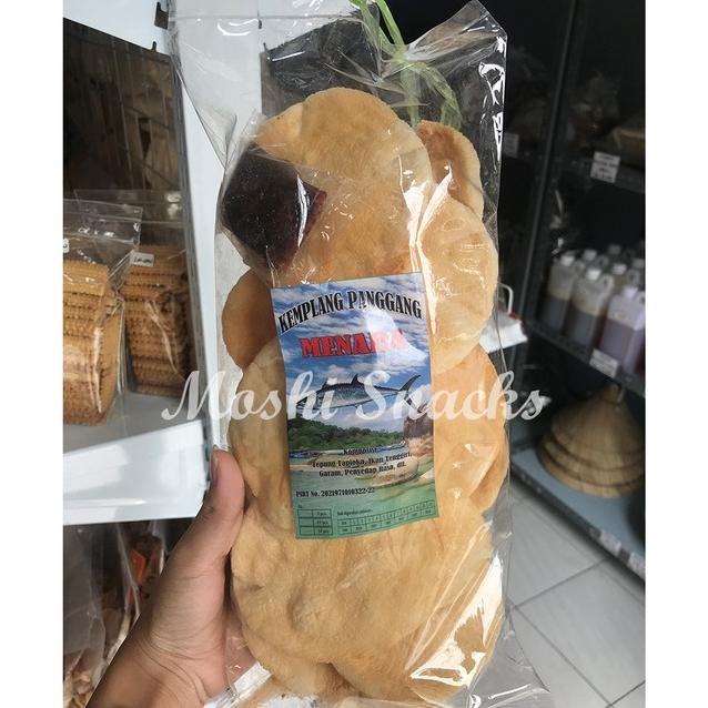 

Kemplang Panggang Bangka Cap Menara Sambal Terasi / Kerupuk Bangka