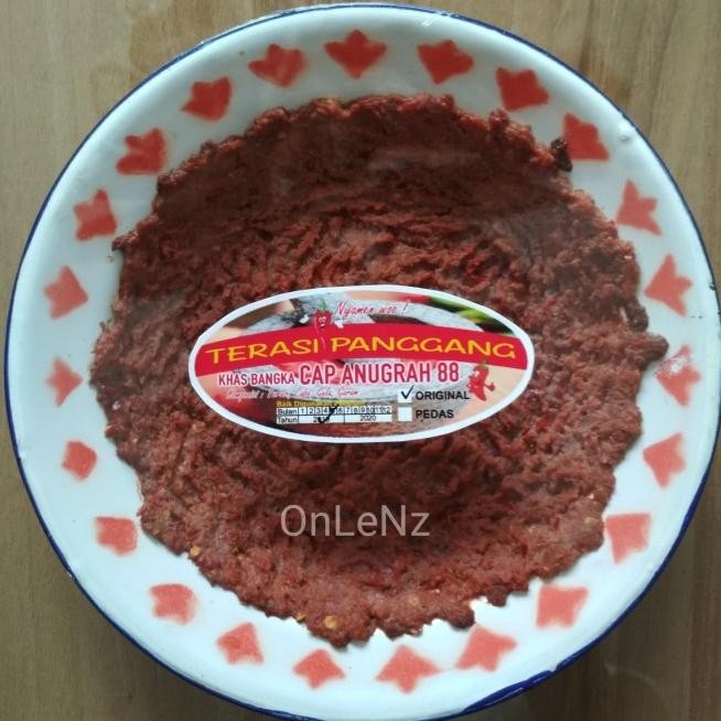 

Sambal Terasi Panggang Piring Cap Anugrah 88 Bangka