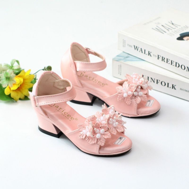 Hels Helas Pesta Kondangan Heals Terbaru Sandal Ank Perempuan Kekinian High Heels Fashion Anak Hak T