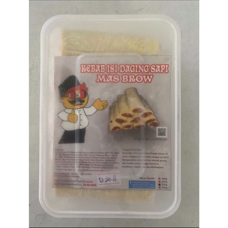 

Kebab MasBrow Goeling 10 pcs