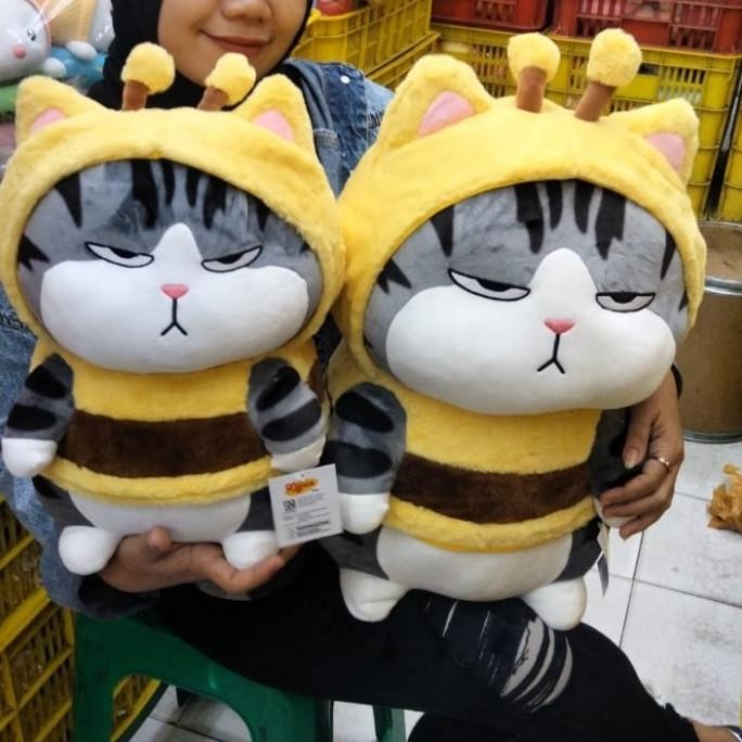 Boneka Furyu Cat Kucing Lebah Bee 45cm import kado hadiah anak kekasih