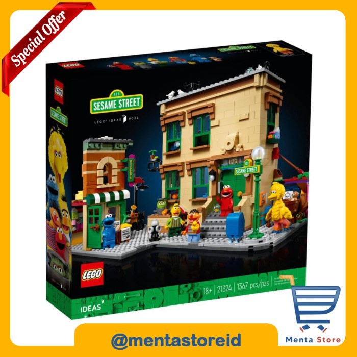 LEGO 21324 Ideas 123 Sesame Street Friendship Set Elmo Show
