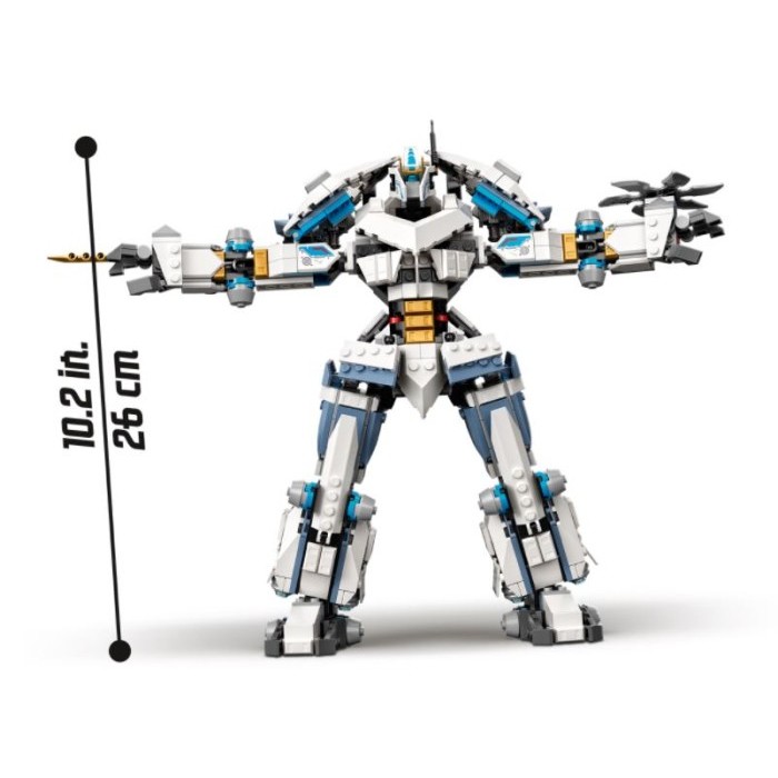 Lego Ninjago 71738 Zane's Titan Mech Battle / mainan anak robot ninja