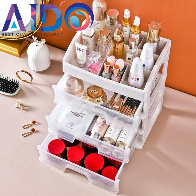Sale Rak Kosmetik Multifungsi 3 Laci Susun/Tempat Kosmetik/Kotak Kosmetik