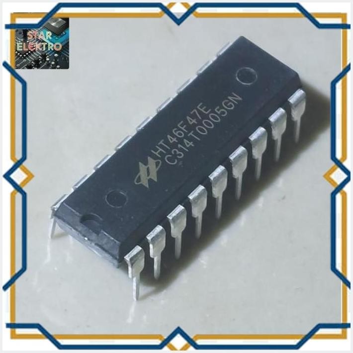[STA55] HT46F47E DIP-18 TANCAP HOLTEK HT46F47 HT 46F47 46F47E IC COST EFFECTIVE 8-BIT FLASH A/D MCU 