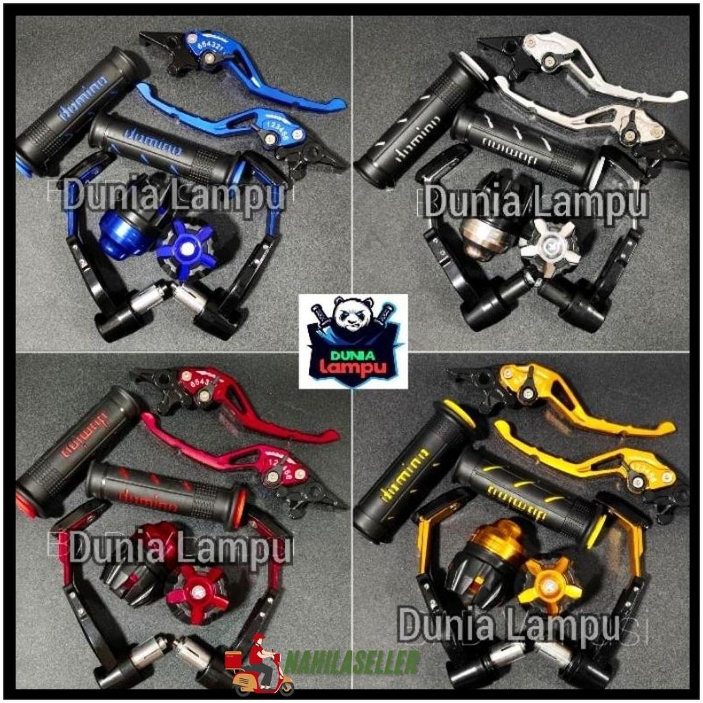 [Paket Hemat] Proguard Robot + Handgrip + Jalu As Roda + Handle Variasi Cnc Handle Rem Beat Street B