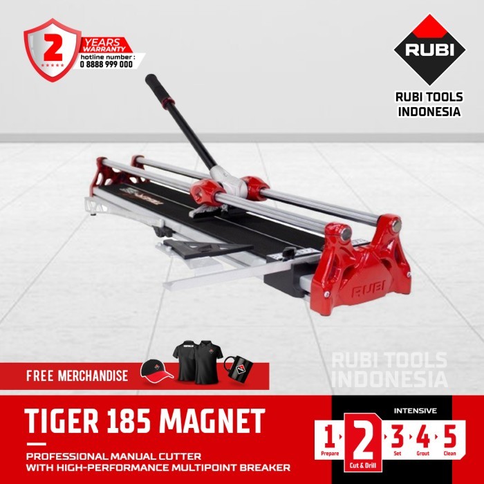 Rubi TIGER 185 Magnet / Alat Potong Keramik Granit