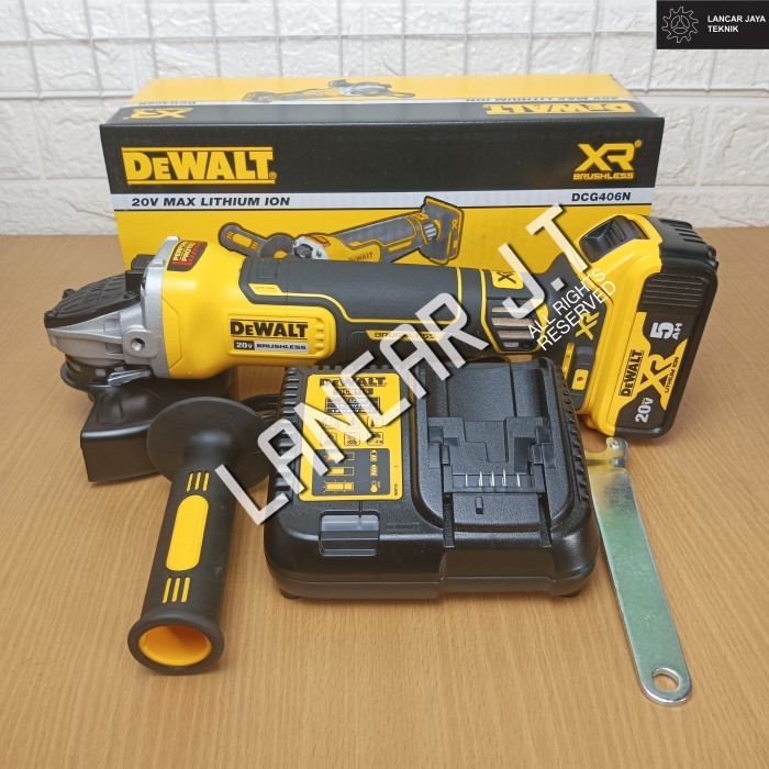 DEWALT DCG406 MESIN GERINDA BATERAI ANGLE GRINDER DEWALT CORDLESS