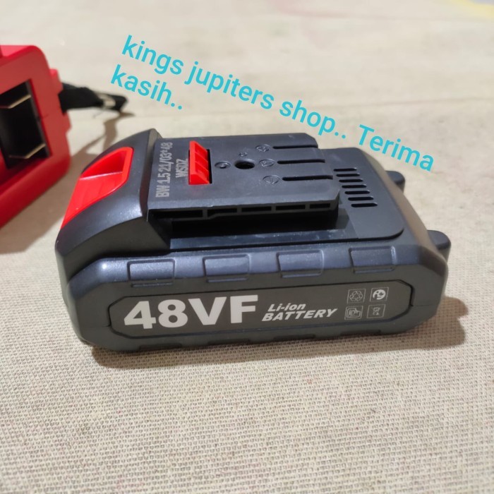 BATRE - CHARGER - MESIN aja JLD CORDLESS BRUSHLESS 48VF 48VOLT codless