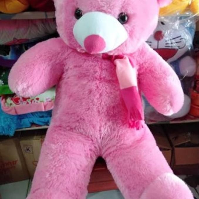 Boneka Teddy Bear Super Jumbo Pink
