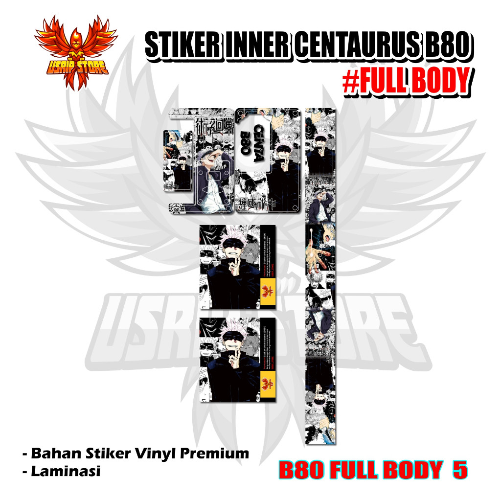 

Wrap* Stiker Centab80 Centa B80 5 Wrap Skin Stiker Garksin CUSTOM Gratis (2pcs)