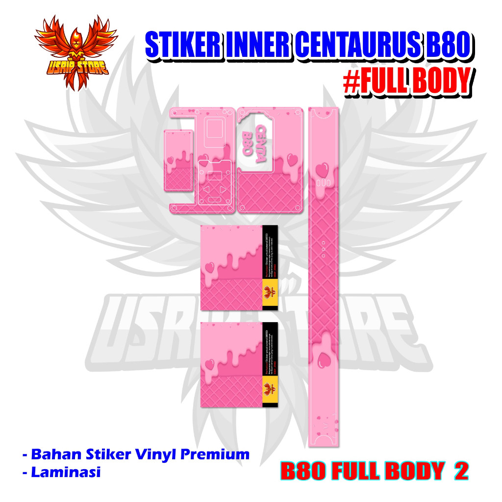 

Wrap* Stiker Centab80 2 Centa Wrap Skin Stiker Garksin CUSTOM Gratis (2pcs)