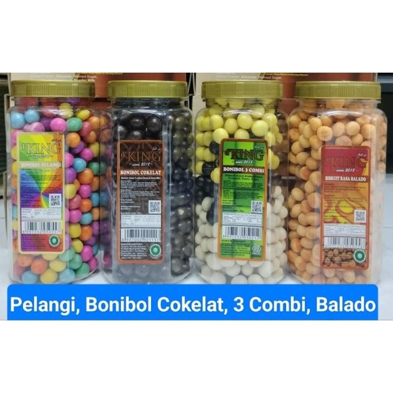 

CR - Aneka Cokelat Bonibol d'King 1 dus isi 4 Toples TERLARIS