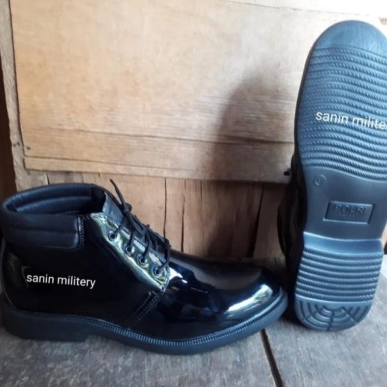 Sepatu Polisi Pdl Pdh Satpam Satpol Pp Polri / Pria Keren