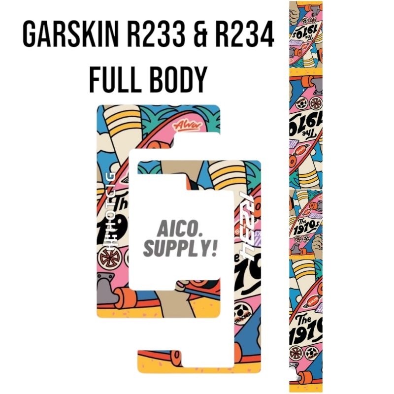

Wrap* R 233 234 Bodi Laminasi Tebal 16 Wrap Skin Stiker Garksin CUSTOM Gratis (2pcs)