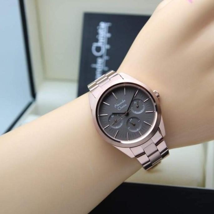 ALEXANDRE CHRISTIE AC2817 AC 2817 Rosegold JAM TANGAN WANITA ORIGINAL