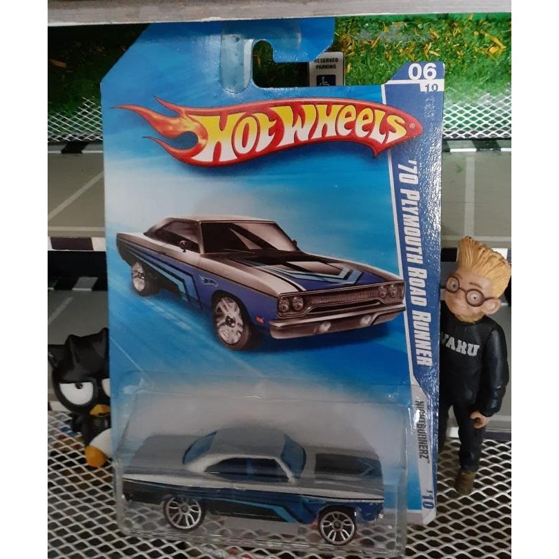 Hot Wheels '70 Plymouth Road Runner Nightburnerz Biru