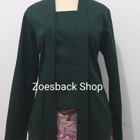Kebaya Kutu Baru Katun (Lengan Panjang)