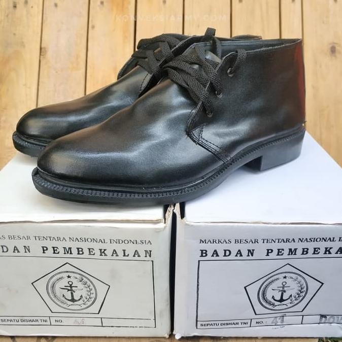 Sepatu Polisi Pdl Pdh Satpam Satpol Pp Tni Pembekalan Tni/ Premium Pria Keren