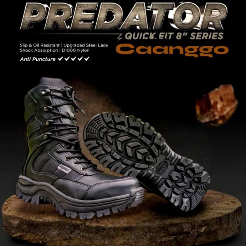 Sepatu Polisi Pdl Pdh Satpam Satpol Pp Tactical Boots Safety Terlaris Pria Keren