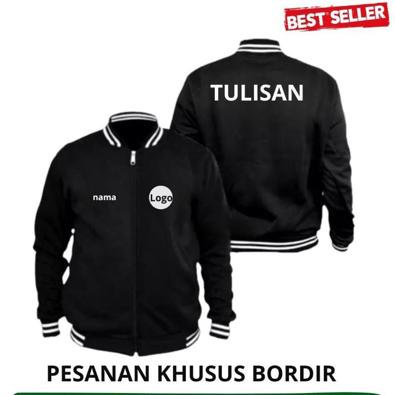 Jaket Varsity Modern Keren Bordir Custom