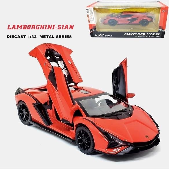 Diecast Miniatur Mobil Lamborghini Sian Skala 1:32