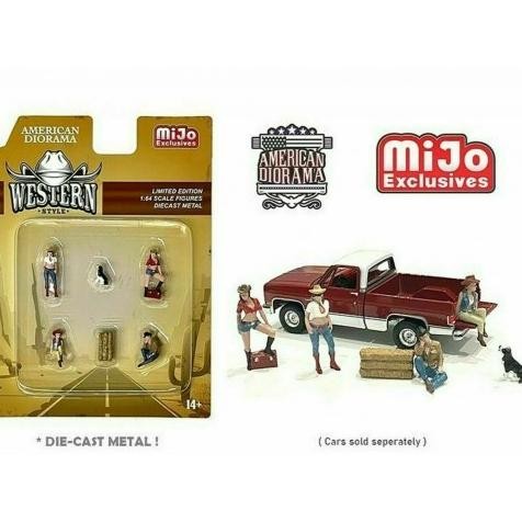 American Diorama Figure Western Style Skala 1:64 Mijo Exclusive