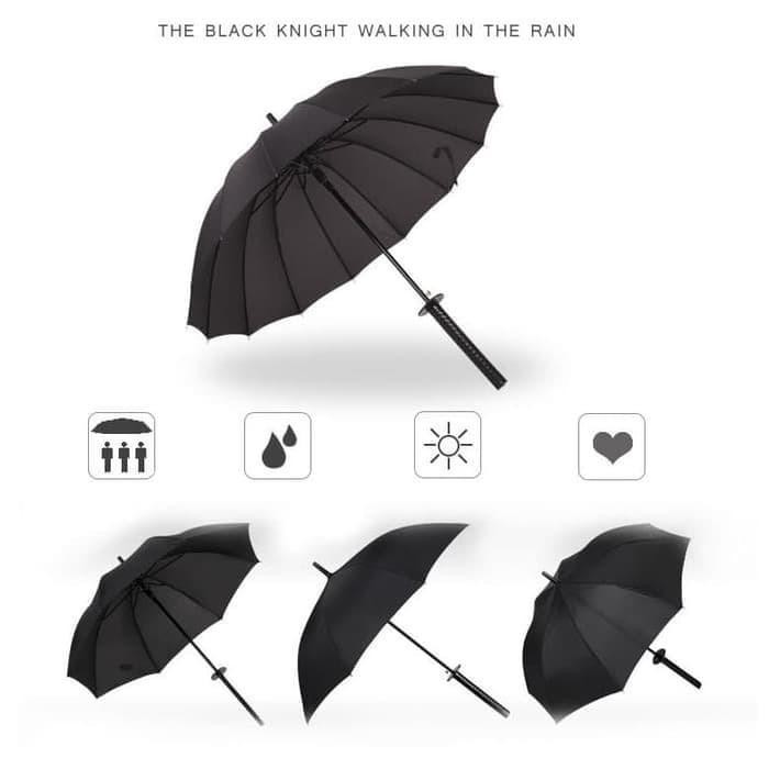 Payung Model Pedang Sword Anime Jepang Katana Unik Murah Kuat Pendekar