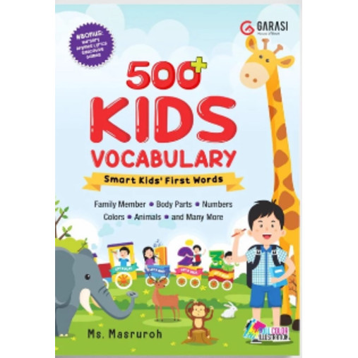 Buku 500+ Kids Vocabulary - Smart Kids; First Words