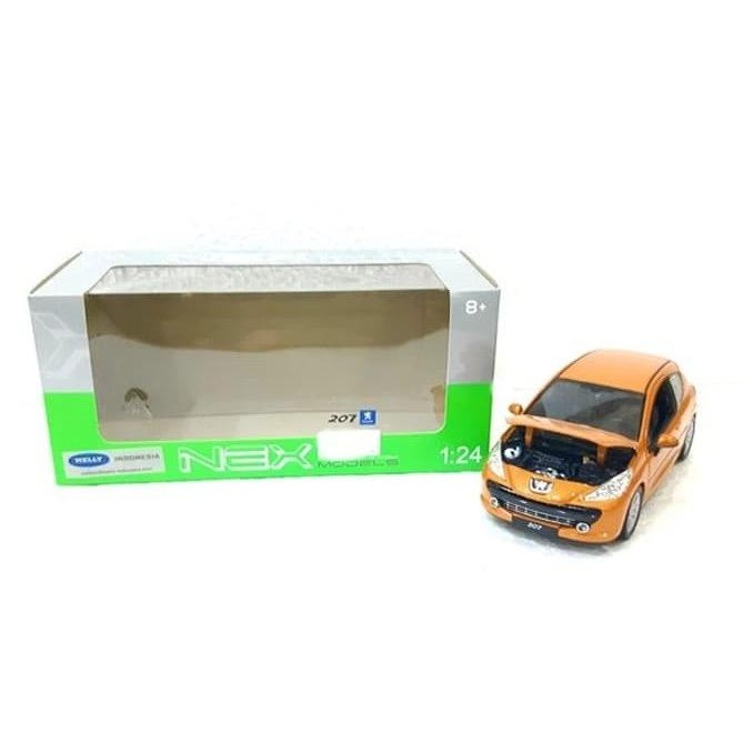 Welly Nex Peugeot 207 Orange Skala 1:24