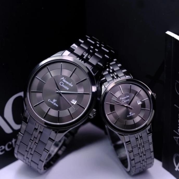 alexandre christie original ac8348 ac 8348 jam tangan couple original garansi resmi 1tahun