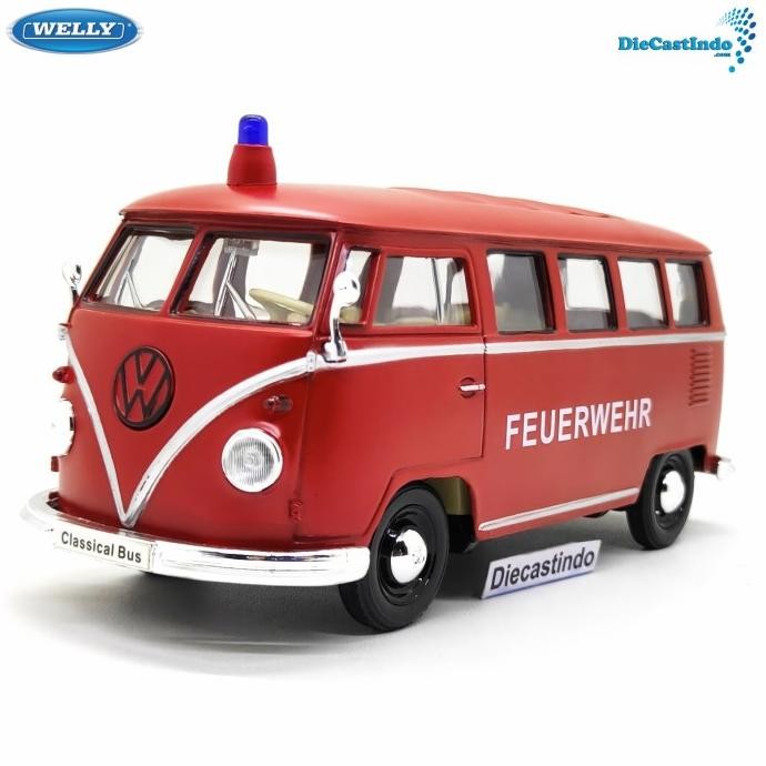 Welly Nex Volkswagen T1 Bus 1963 FEUERWEHR