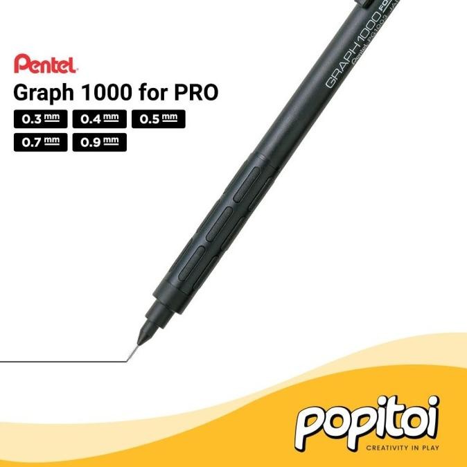 

TERBARU - Pentel Graph 1000 for PRO Mechanical Pencil Pensil Mekanik