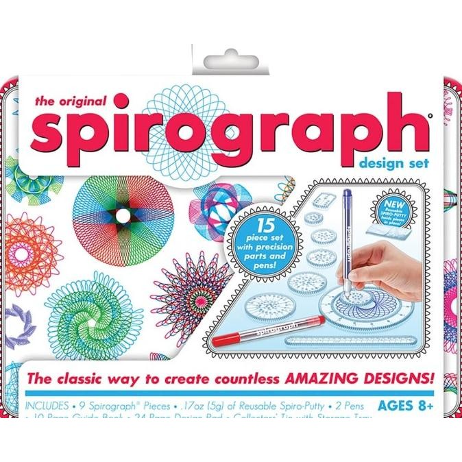 

Spirograph Design Tin Set Alat Menggambar Penggaris Spirograf