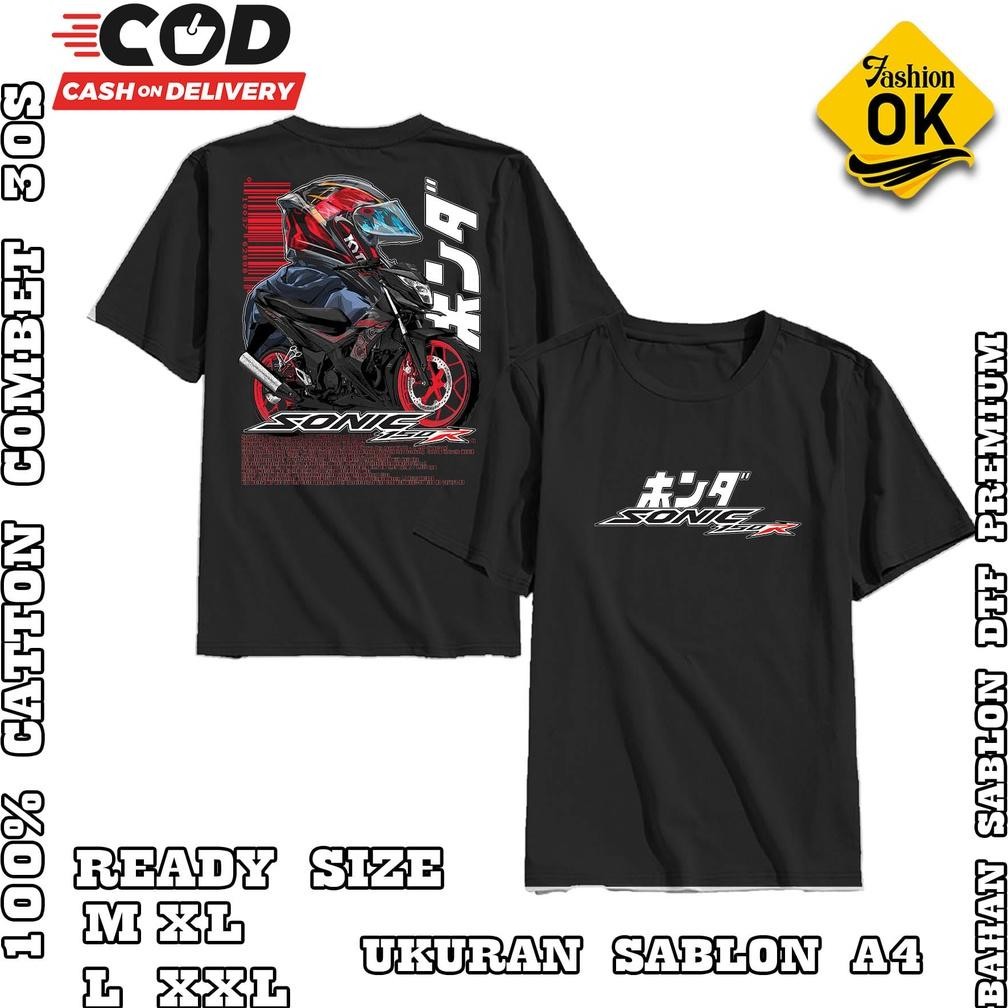 Kaos Baju Motor Honda New Sonic 150R Kaos Otomotif