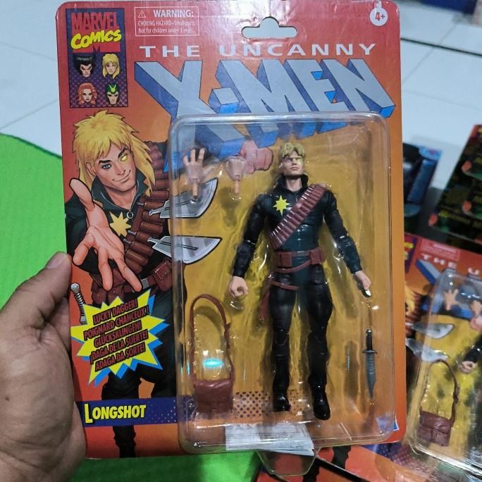 Hasbro. Marvel legends X-men retro card. Longshot