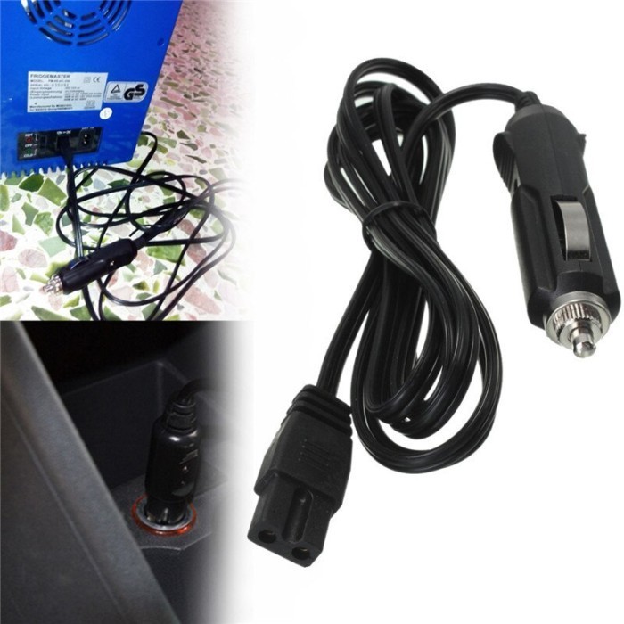 Kabel Power Kulkas Mini 2pin Dc 12v Panjang 2m Untuk Mobil TERLARIS TERBAIK