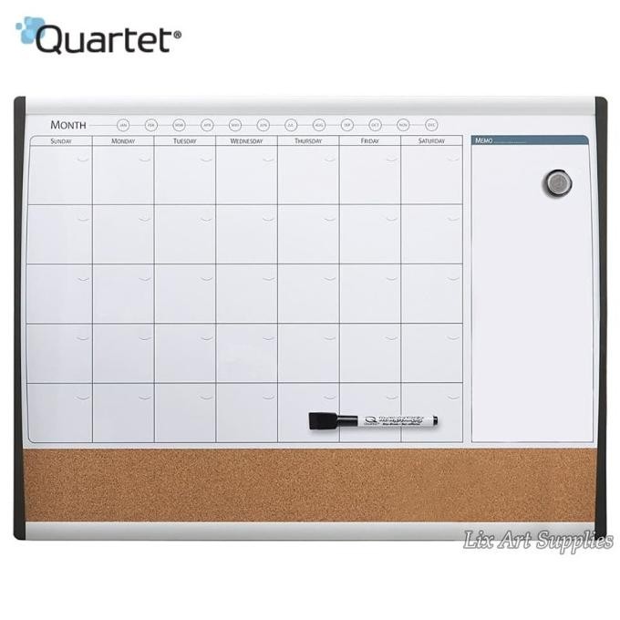 

TERLARIS - QUARTET Arc Frame Combination Planner Board 43 x 58 cm (Whiteboard)