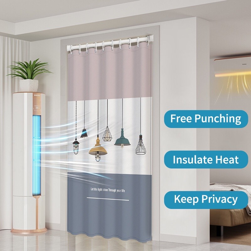 Gorden Pintu Blackout Gorden Pintu Kedap Suara, Gorden Pintu Berinsulasi Termal, Gorden Pintu Lemari