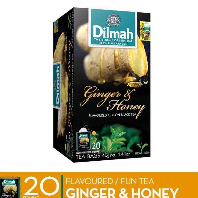 

Dilmah Tea Ginger & Honey - Teh Celup Enveloped 20 Bags