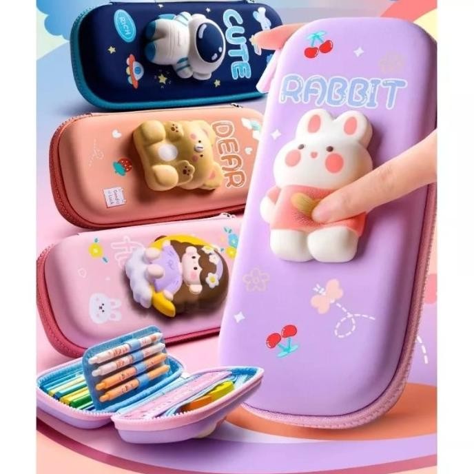 

Kotak Pensil Squishy 3D Anak Tempat Pensil 3D Anak Anti Air Premium NS