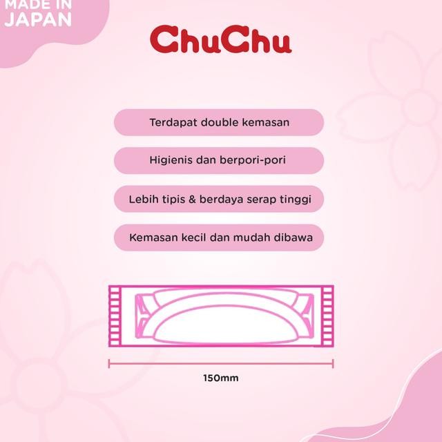 

Chuchu Baby Breast Pad - 130 Pcs + 20 Pcs (Preat Type)