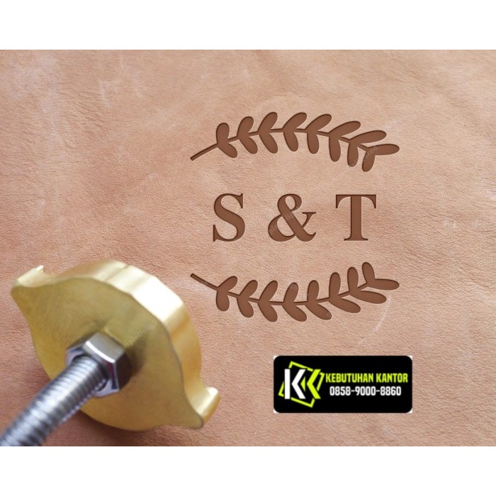 

Jual Stempel Bakar Hot Stamp Bahan Triplek/Kue/Kulit/Kayu Emboss Bakar